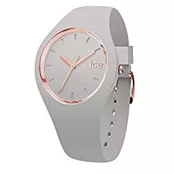 Ice-Watch Uhren Ice-Watch - ICE glam pastel Wind - Graue DamenUhr mit Silikonarmband