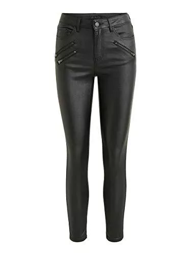 VILA Hosen Vila Female Skinny Fit Jeans Beschichtete