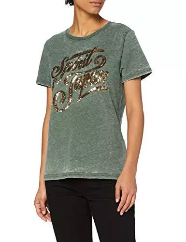 Superdry T-Shirts Superdry Damen Off Piste Sparkle Tee T-Shirt