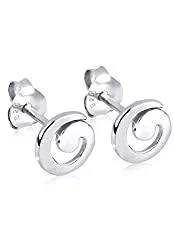 Elli Schmuck Elli Ohrringe Damen Ohrstecker Spirale Geo Basic verspielt in 925 Sterling Silber