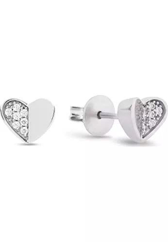 JETTE Schmuck JETTE Damen-Ohrstecker CANDY 925er Silber 14 Zirkonia One Size 88134486