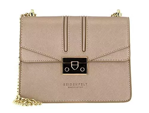 SEIDENFELT MANUFAKTUR Taschen & Rucksäcke Seidenfelt Schultertasche Roros, lederfrei, Cross Gold