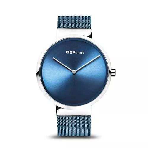 BERING Uhren BERING Unisex Analog Quarz Classic Collection Armbanduhr mit Edelstahl Armband und Saphirglas