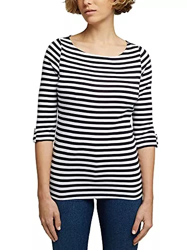 ESPRIT Kurzarmblusen ESPRIT Longsleeve aus 100% Organic Cotton