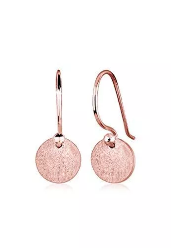 Elli Schmuck Elli Ohrringe Damen Geo Minimal Trend Matt in 925 Sterling Silber