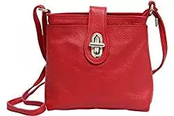 Ambra Moda Taschen & Rucksäcke AMBRA Moda Damen echt Ledertasche Handtasche Schultertasche Umhängtasche Citybag Girl Crossover GL007