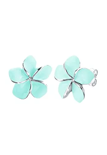 Elli Schmuck Elli Ohrringe Frangipani Blüte Blume Blüte 925 Silber