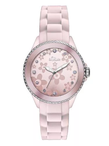 s.Oliver Uhren s.Oliver Damen-Armbanduhr XS Analog Quarz Silikon