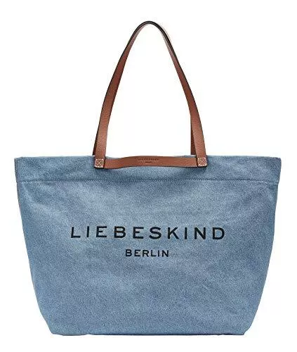 Liebeskind Berlin Taschen & Rucksäcke Liebeskind Berlin Aurora Shopper, blue denim , Large (HxBxT 3.0 cm x 2.0 cm x 1.0cm)