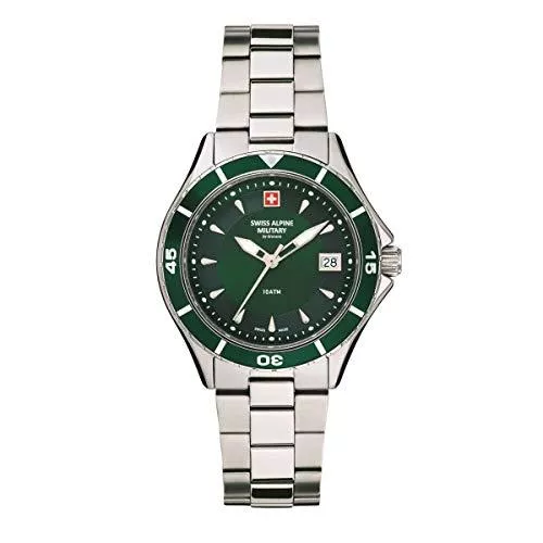 Alpine Military Uhren Swiss Alpine Military Damen Uhr Analog Quarz 7740.1 Edelstahl