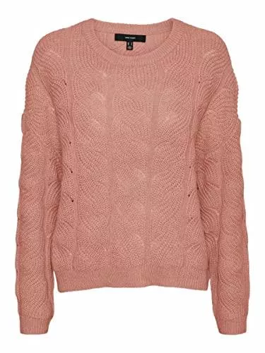 VERO MODA Pullover & Strickmode VERO MODA Damen Vmstinna Ls Structure Blouse Ga Color Pullover