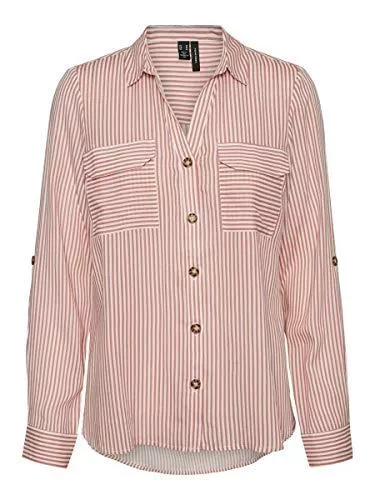 VERO MODA Langarmblusen VERO MODA Damen Bluse Bumpy