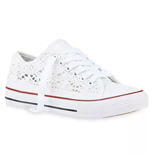 stiefelparadies Sneaker & Sportschuhe stiefelparadies Unisex Damen Herren Sneaker Low Übergrößen Flandell