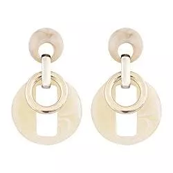 ZIXIYAWEI Schmuck ZIXIYAWEI Ohrringe Für Damen Beige Square Acryl Tropfen Ohrringe Für Damen Trendy Dangle Ohrringe Für Frauen Statement Schmuck Party Geschenk