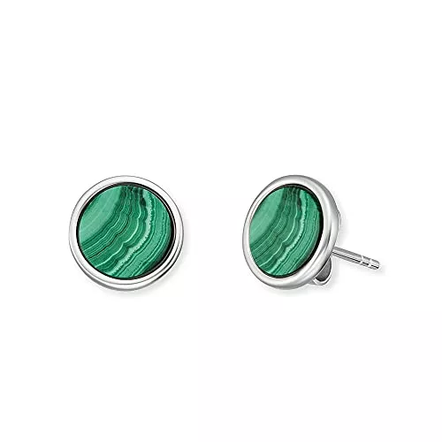 Engelsrufer Schmuck Engelsrufer Damen-Ohrringe Ohrstecker Silber Kraftstein Malachit ERE-ML-ST