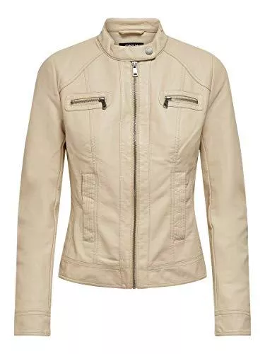 ONLY Jacken ONLY Female Kunstlederjacke Reißverschluss