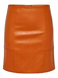 ONLY Röcke ONLY Damen Onlsky Faux Leather Skirt Cc OTW Rock