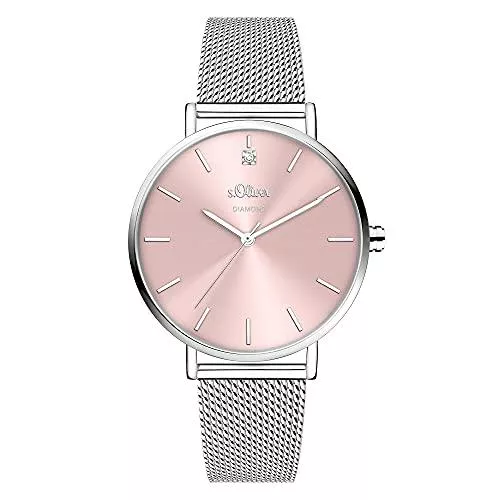 s.Oliver Uhren s.Oliver Damen Analog Quarz Uhr mit