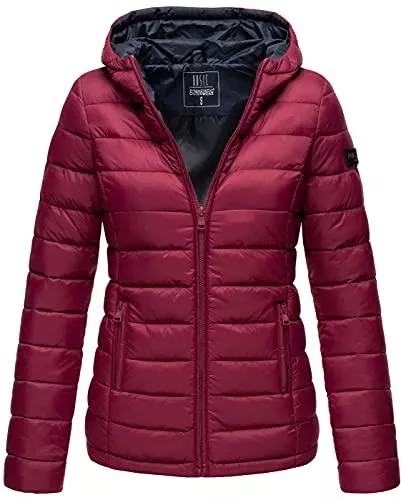 MARIKOO Jacken MARIKOO Damen Jacke Steppjacke Herbst Winter Übergangsjacke gesteppt B651
