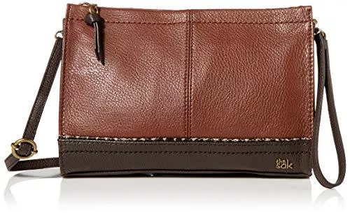 The SAK Taschen & Rucksäcke The SAK Iris Demi-Clutch, Leder, Kakao-Schlangenoptik