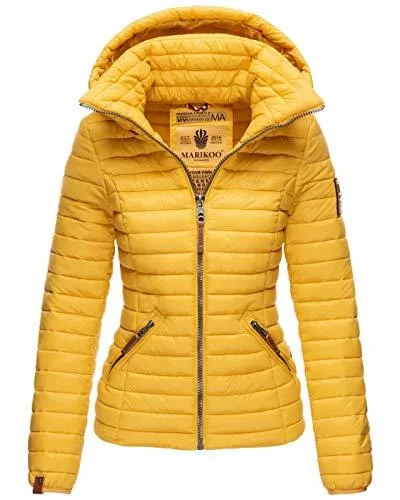 MARIKOO Jacken MARIKOO Damen Jacke Steppjacke Übergangsjacke gesteppt B839