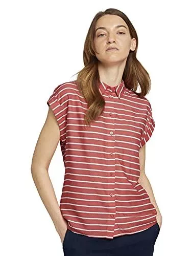 TOM TAILOR Kurzarmblusen TOM TAILOR Damen Print Bluse