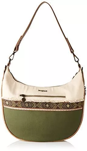 Desigual Taschen & Rucksäcke Desigual Womens Fabric Shoulder Bag, Green, U