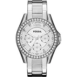 FOSSIL Uhren Fossil Damen Analog Quarz Uhr mit Edelstahl Armband