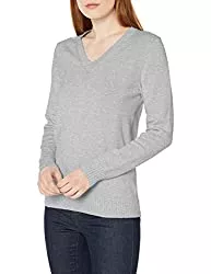 Amazon Essentials Pullover & Strickmode Amazon Essentials Damen 100% Cotton Long-sleeve V-neck Sweater pullover-sweaters