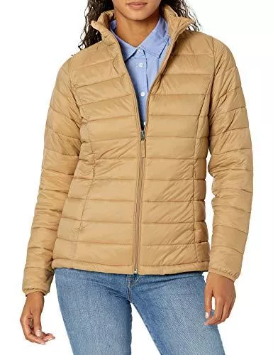Amazon Essentials Jacken Amazon Essentials Damen Leichte, Wasserbeständige Pufferjacke