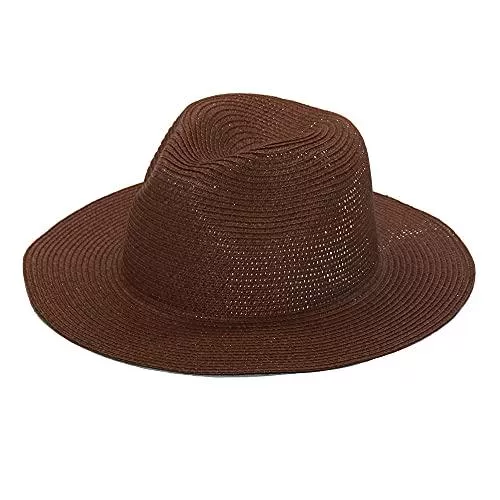 YFZCLYZAXET Hüte & Mützen YFZCLYZAXET Sonnenhut Strohhut Hut Damen Panama Sonnenhut Für Damen Herren Jazz Caps Strohhüte Casual White Beach Caps Sonnenschutz
