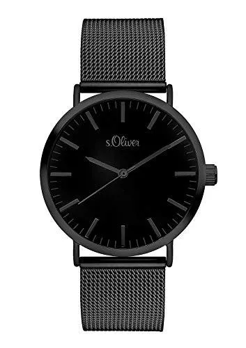 s.Oliver Uhren s.Oliver Damen Analog Quarz Armbanduhr mit Edelstahlarmband