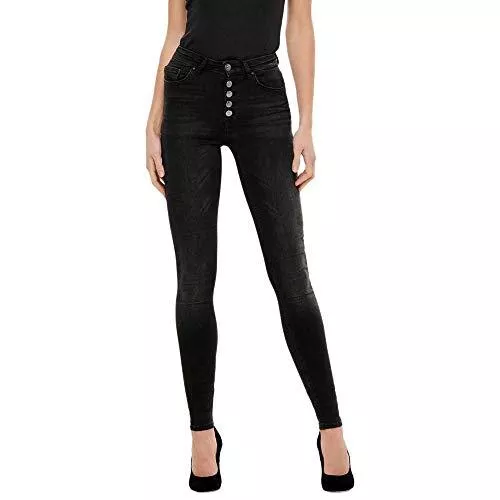 ONLY Jeans ONLY Female Skinny Fit Jeans ONLBlush HW Button