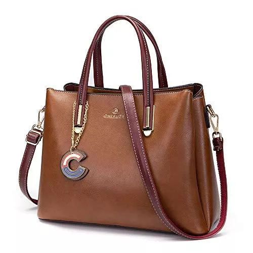 Cheruty Taschen & Rucksäcke Cheruty Geldbörsen und Handtaschen für Damen, Designer-Leder-Schultertasche mit Reißverschluss