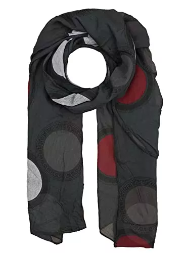 Zwillingsherz Schals & Tücher Zwillingsherz Seiden-Tuch im Punkt Design - Hochwertiger Schal für Damen Mädchen - Halstuch - Umschlagstuch - Loop - weicher Schlauchschal für Frühjahr Sommer Herbst und Winter