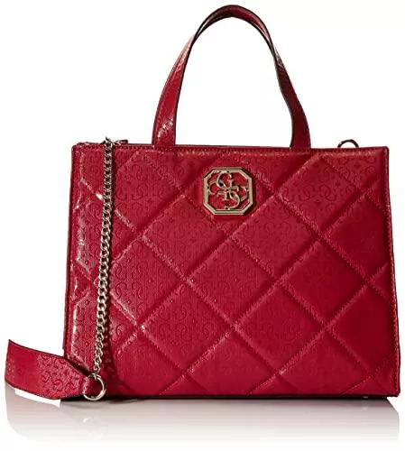 GUESS Taschen & Rucksäcke Guess Damen Satchel Dilla Elite Society Umhängetasche, Einheitsgröße