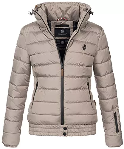 MARIKOO Jacken MARIKOO Damen Winter Jacke Stepp Winterjacke Stehkragen gefüttert warm B667