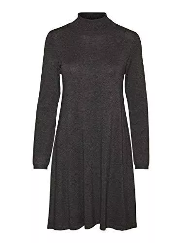 VERO MODA Freizeit VERO MODA Damen Vmglory Ls Rollneck Dress Color Kleid