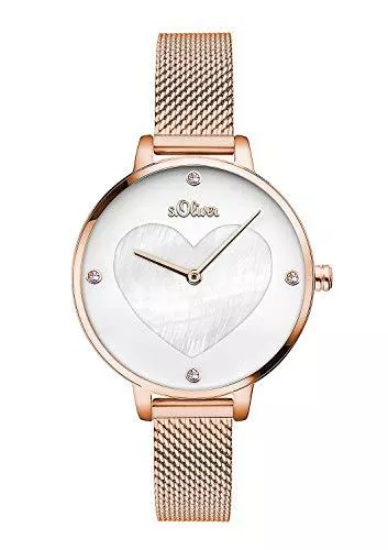 s.Oliver Uhren s.Oliver Damen Analog Quarz Armbanduhr