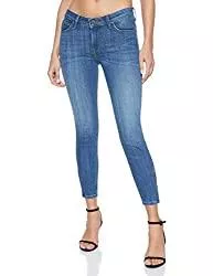 Lee Jeans Lee Damen Jeans Scarlett Cropped - Skinny Fit - Blau - Night Sky