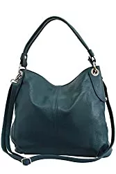 AMBRA Moda Taschen & Rucksäcke AMBRA Moda Damen echt Ledertasche Handtasche Schultertasche Beutel Shopper Umhängtasche