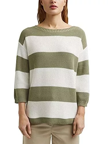 ESPRIT Pullover & Strickmode ESPRIT Blockstreifen-Pullover aus 100% Bio-Baumwolle