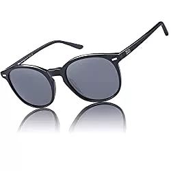 DUCO Sonnenbrillen & Zubehör DUCO Retro Polarisierte Damen Sonnenbrille 100% UV400 Schutz Outdoor Brille für Fahren Golf Angeln, Acetat Rahmen 1230