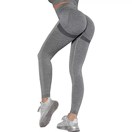 OUDOTA Leggings OUDOTA Damen Sports Leggings Slim Fit Hohe Taille Lange mit Bauchkontrolle Sport Blickdicht Yogahose Fitnesshose Laufhose Tights für zum Laufen Radfahren Fitness Mit Duft