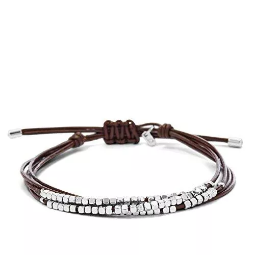 Fossil Schmuck Fossil Damen Armband Dainty Rondel Slider JA6379040
