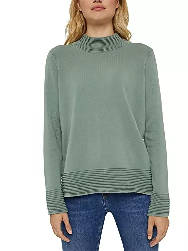 ESPRIT Pullover & Strickmode ESPRIT Turtleneck-Pullover aus Bio-Baumwoll-Mix