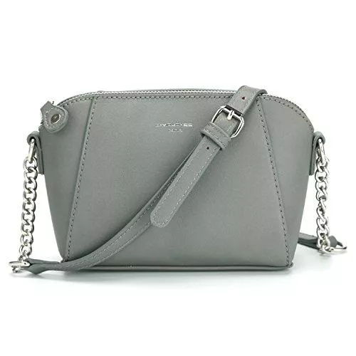DAVIDJONES Taschen & Rucksäcke DAVIDJONES Damen PU Leder Crossbody Umhängetasche Sattel Handtaschen