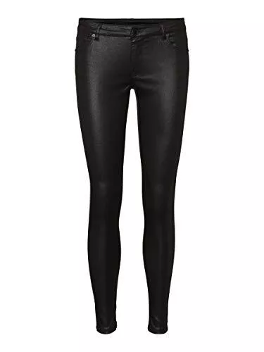 VERO MODA Hosen VERO MODA Damen Vmlydia Lr Skinny Coated Pant Ga Color Hosen