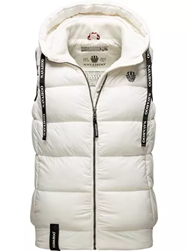 Navahoo Westen Navahoo Damen Steppweste Outdoor-Weste mit Kapuze Kassidy XS-3XL