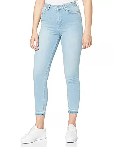 NA-KD Jeans NA-KD Damen Skinny High Waist Open Hem Jeans